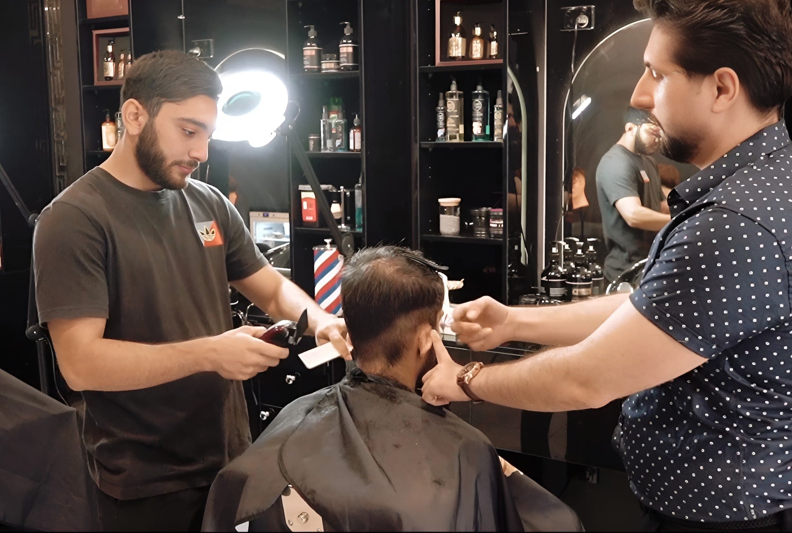 Harry.M barbering class action shot